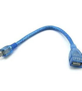 USB A母对Mini B公 MINI 公转USB母 HOST转接线