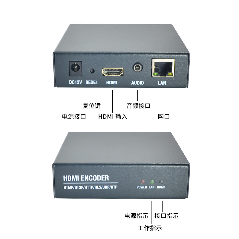 博尼嘉E2005S HDMI视频编码器H265安防监控广域网HDMI转RTSP