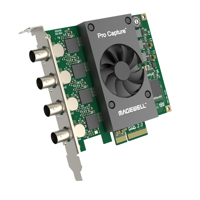 美乐威pro Capture Quad SDI 4路SDI信号Mshow导播 支持linux