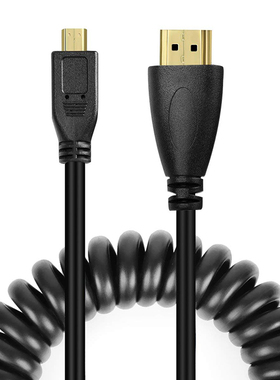 Micro hdmi高清线适用于a7m3 a73 a6400微单相机接监视器稳定