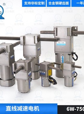 TAILI台力直线齿条齿轮减速电机370W马达单相220V水平垂直往复升