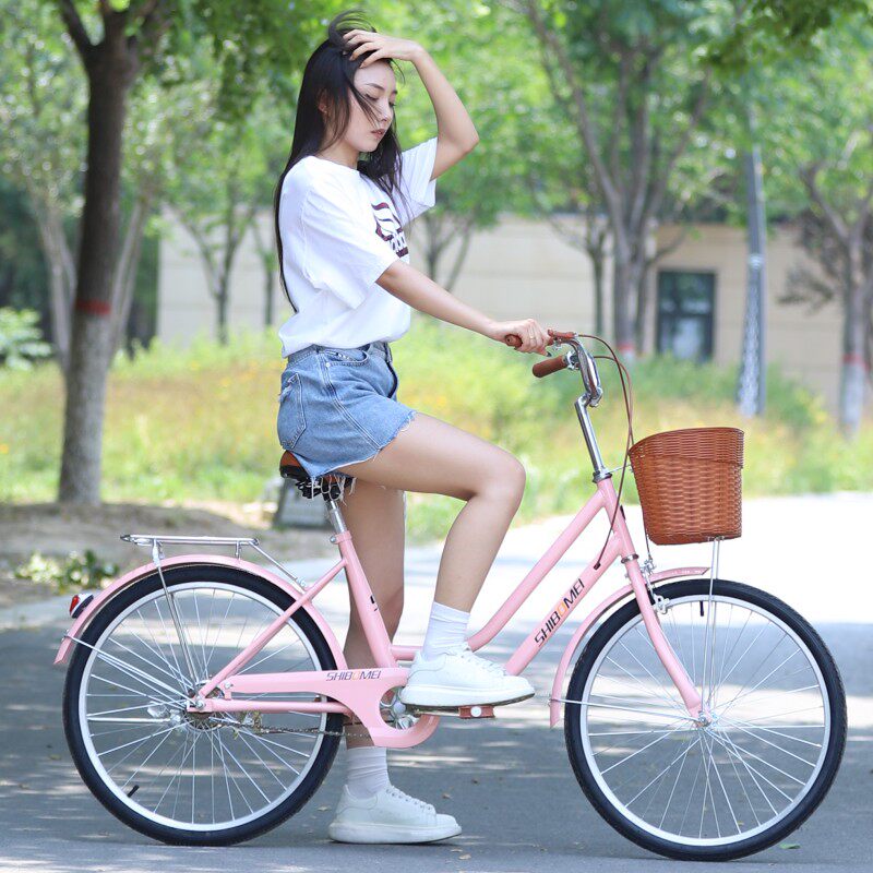 跨境出口24寸26寸男女轻便自行车成人学生大人小孩老人上班通勤车