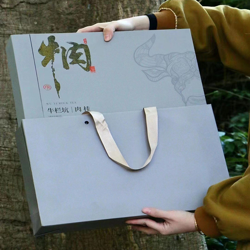 牛栏坑肉桂礼盒装茶叶桂皮香武夷山一级岩茶大红袍高端红茶