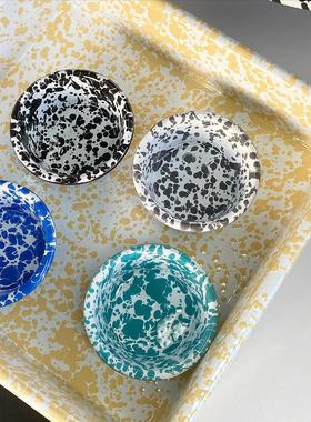 正品授权美国crow canyon搪瓷珐琅早餐具果酱黄油小碟皿盘子韩国