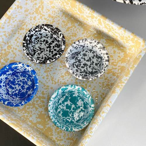 正品授权美国crow canyon搪瓷珐琅早餐具果酱黄油小碟皿盘子韩国