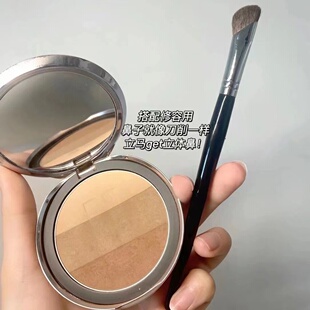 镰刀鼻影刷山根鼻翼晕染刷小马毛斜头修容阴影刷点彩刷化妆刷沧州