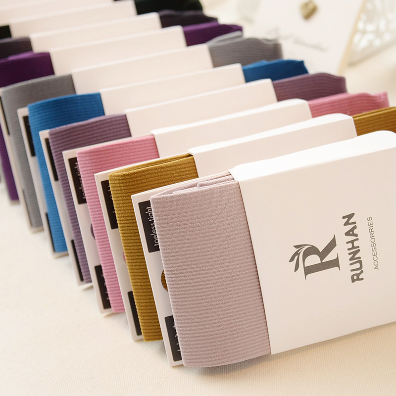 天鹅绒厚薄款防勾竖条纹美腿丝袜