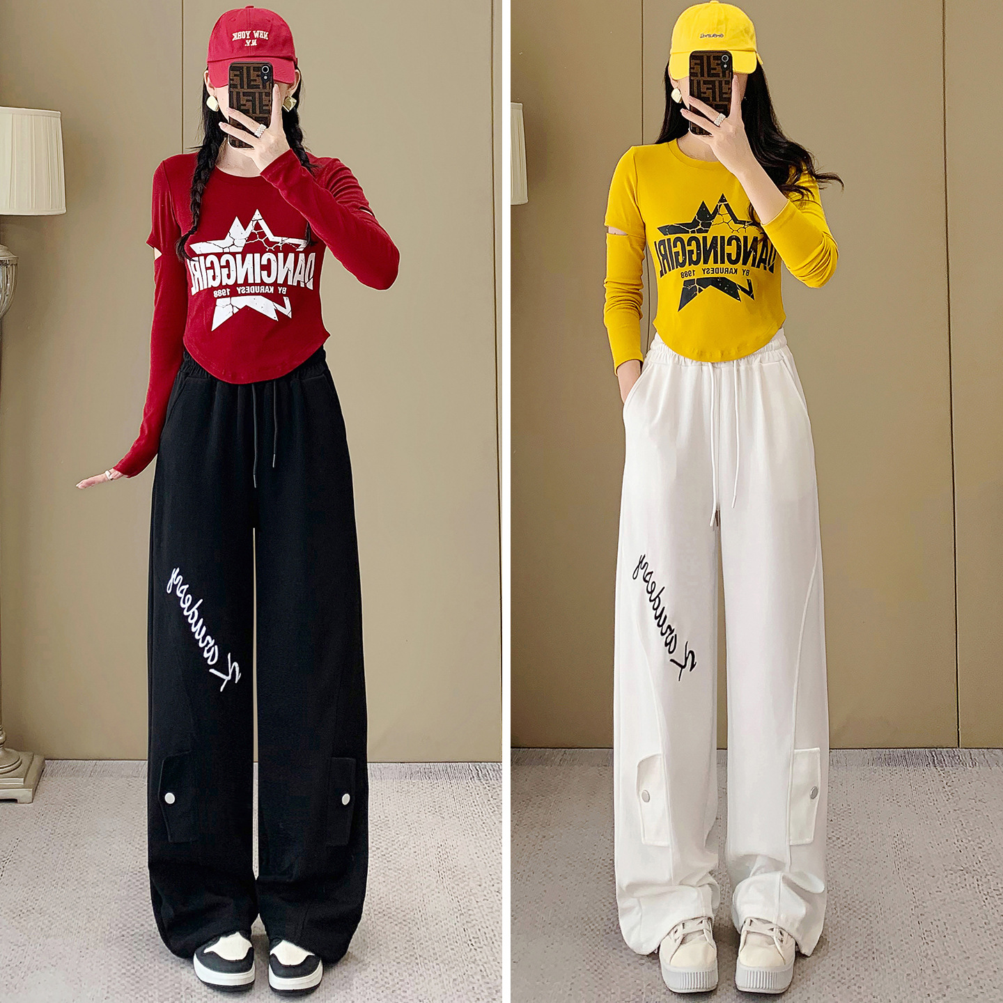 运动套装女春秋季新款长袖休闲服