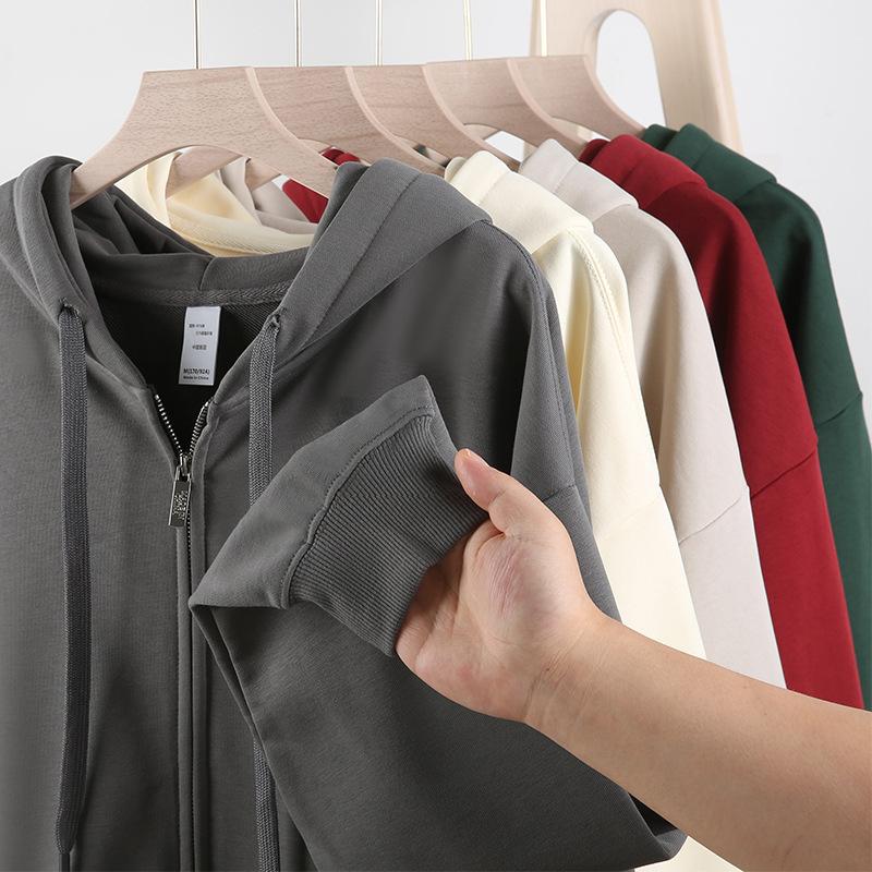 流行时尚都市潮流棉质拉链卫衣