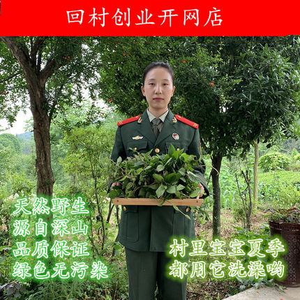 野生金银花藤干忍冬藤艾叶婴儿洗澡宝宝幼儿煮水泡澡药浴包