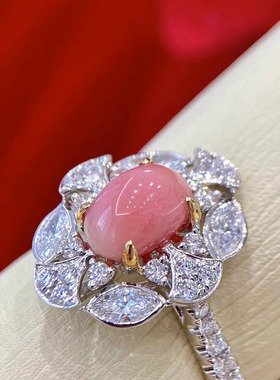 美人温婉造型仿海螺珠戒指戒女