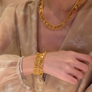 古典蕾丝边边项链新中式简约设计优雅气质时尚颈饰高级感新年礼物