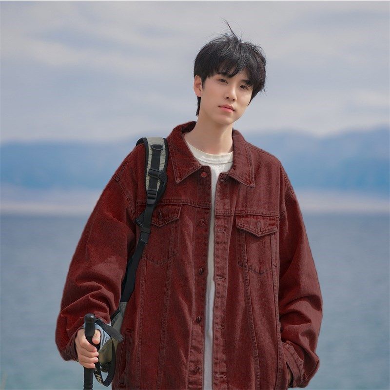 1404-1-9175-p75新款夹克百分百棉港风外套薄，男装夹克，星座1404-3