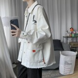 1404-1-s607-p70中性新款夹克百分百棉港风外套薄，男装夹克，星座1404-3