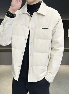 1404-2-GS206—P149 高品质印花50绒 棉衣潮流时尚简约休闲百搭1