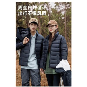 1404-2-D817—P308高品质印花90绒 羽绒服潮流时尚简约休闲百搭1图片