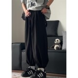 男女1404-1-K361-p40腿裤子棉麻长裤九分裤运动裤子休闲，男装休闲裤，星座1404-3