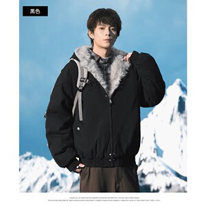 1404-2-2003-p109--2025休闲宽松青少年 百搭 防风 防水外套图片