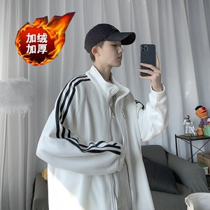 新款时尚皮衣保暖潮休闲男女加厚长袖1404-2-s603-P65图片