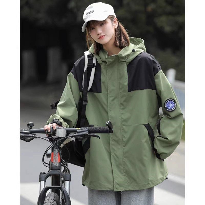 1404-1-9336-p80高品质中性风潮流冲锋衣时尚简外套中性风限，男装夹克，星座1404-3