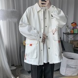 1404-3-S607-P65港风夹克牛仔外套高品质做工精细3，男装工装外套，星座1404-3