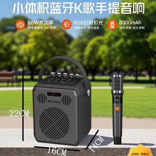 山水25新款手提小音响电吹管专用