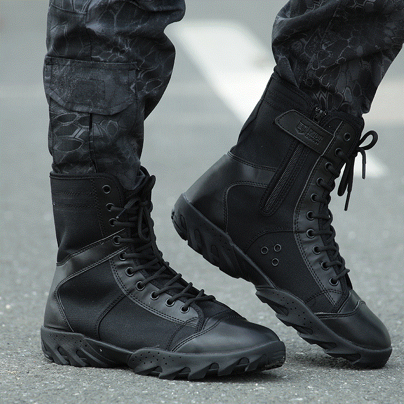 Bottes militaires pour homme - amortissement - Ref 1400559 Image 1