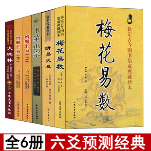 【完整版】增删卜易 卜筮正宗 火珠林 断易天机 梅花易数 全套6本 白话全译正版 图解周易六爻入门基础书籍