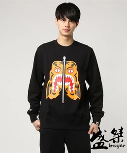 CREWNECK 老虎套头衫 TIGER 盛桀潮品BAPE