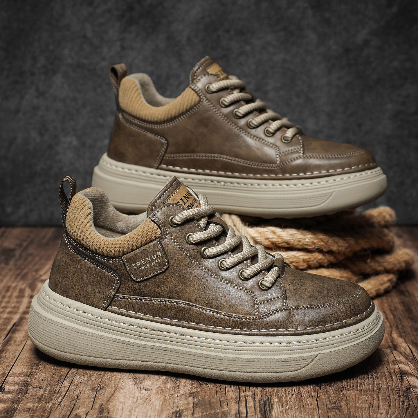 男式加绒冬鞋厚底二棉鞋男款2025新款运动鞋冬季休闲板鞋冬天鞋子