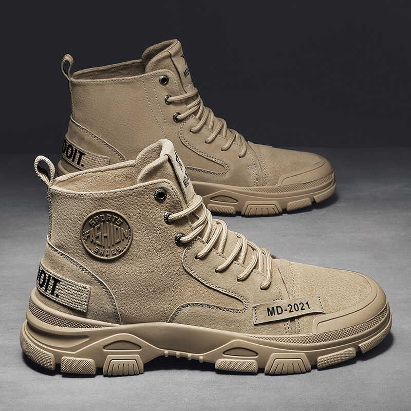 马丁靴男冬季高帮英伦风工装靴