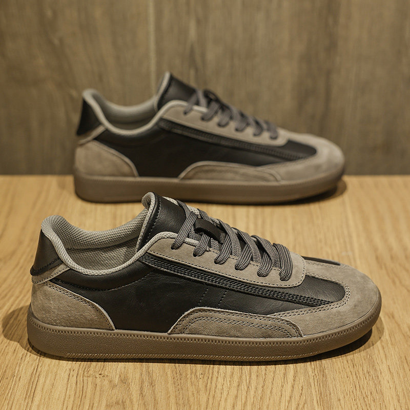 男鞋2025新款冬季黑色软底板鞋