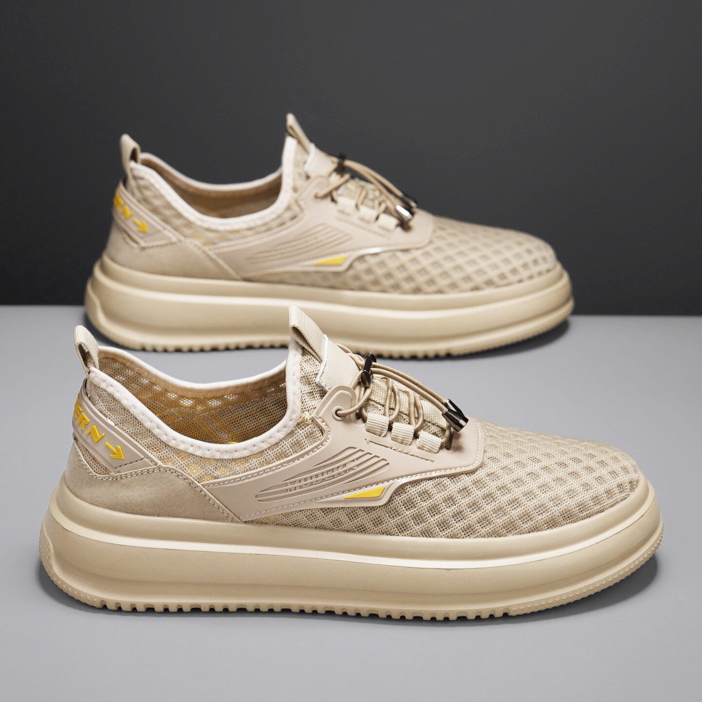 网鞋男款2026新款夏季透气男士休闲鞋子夏天网面薄款板鞋男鞋懒人