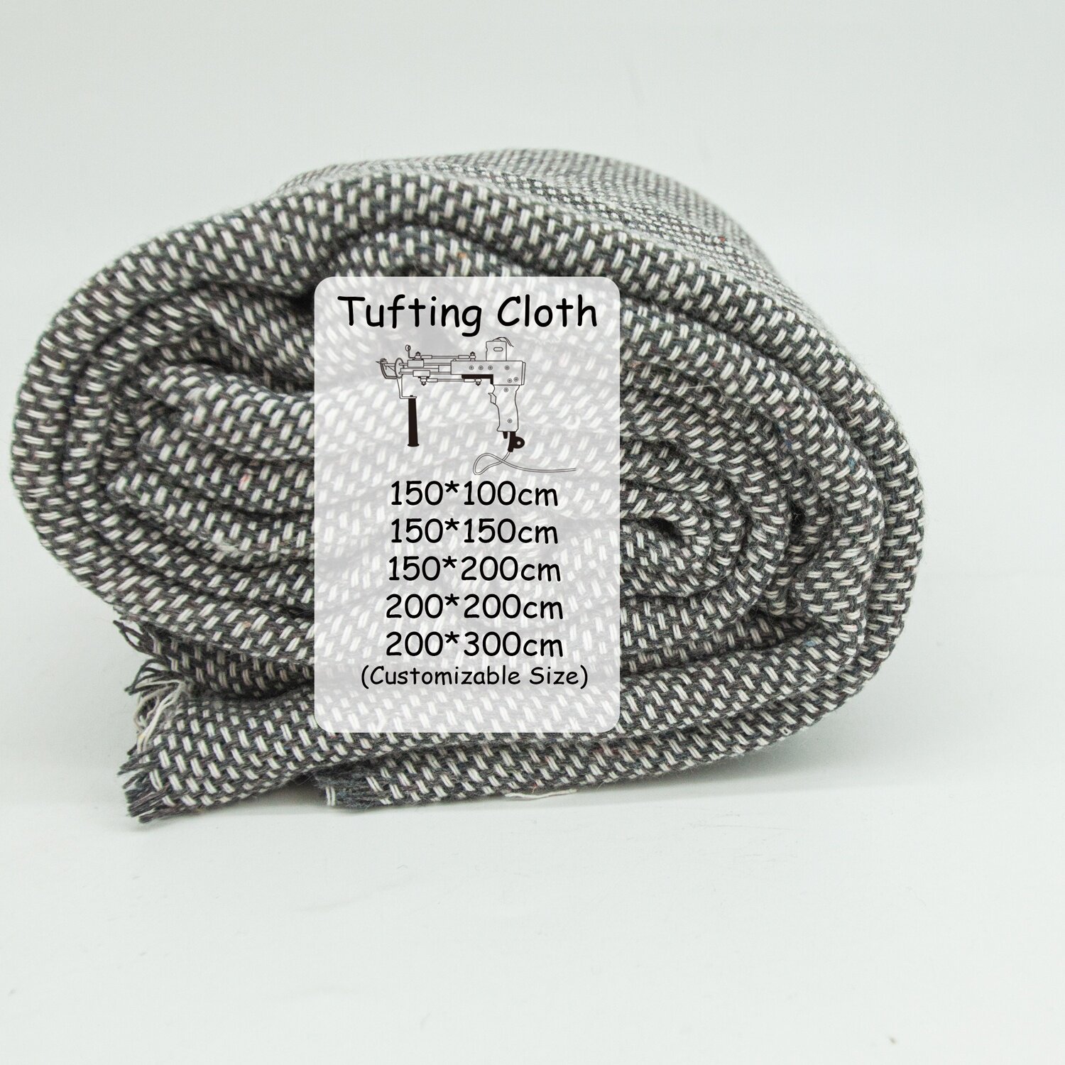 tufting绣布戳戳绣布柔软