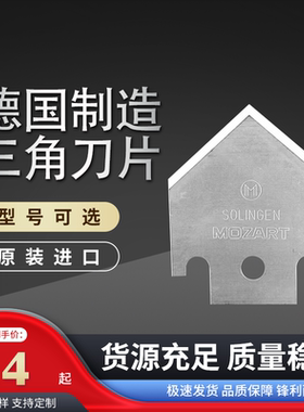 进口异形铝箔穿孔定位三角形刀片