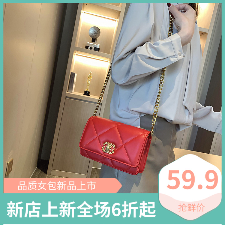 女包2019新款品牌时尚小ck女包mk女包斜挎尾单大牌女包潮韩版 ins