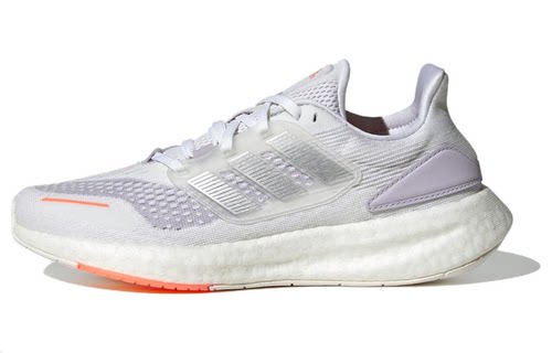 adidas Pureboost 22 畅跑舒适 织物减震防滑透气跑步鞋HQ1420