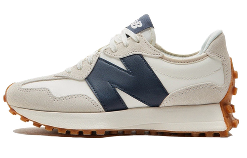 New Balance 327系列 翻毛皮 低帮复古跑步鞋 女款 灰白WS327KB