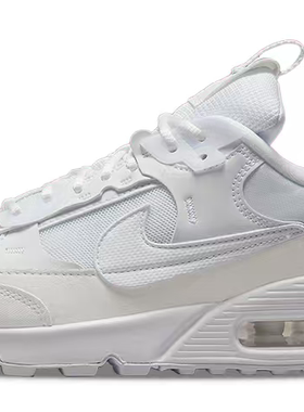 Nike Air Max 90 Scrap 解构复古 反毛皮织物皮革防滑DM9922-101