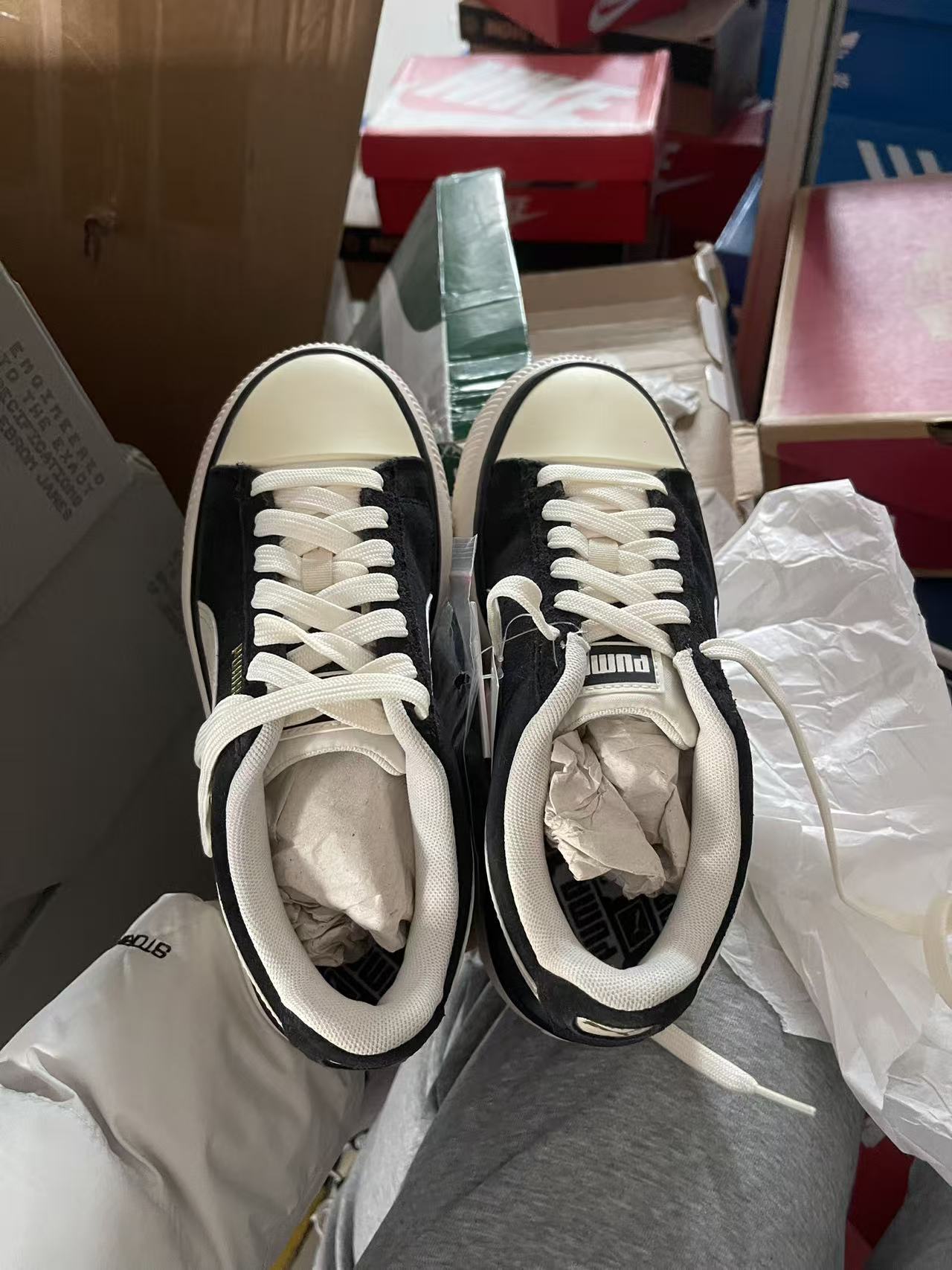 PUMA 休闲鞋  385234-01 鞋盒一般  key仓库实拍