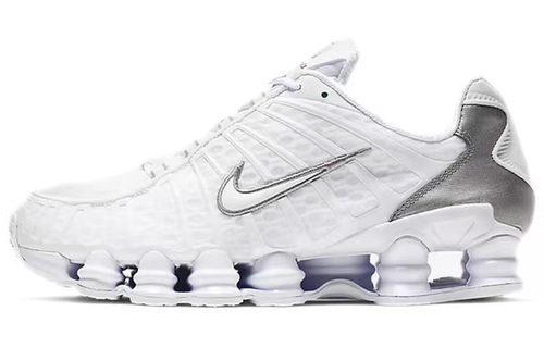 Nike Shox TL 低帮气柱减震运动鞋 纯白 AV3595-100