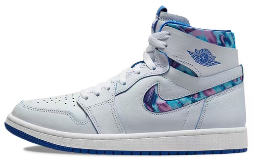 Air Jordan 1 Zoom 潮流复古篮球鞋 女款 白蓝 大中华DV5575-140
