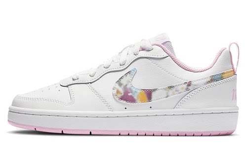 Nike Court Borough Low 2 SE (GS) 白粉 花卉CK5426-100