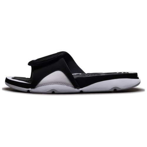Jordan Hydro 4舒适轻盈 防滑防磨一字拖鞋 男款 黑白 705163-011