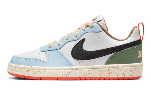 耐克Nike Court Borough Low 2低帮板鞋女款白蓝绿DX6052-101