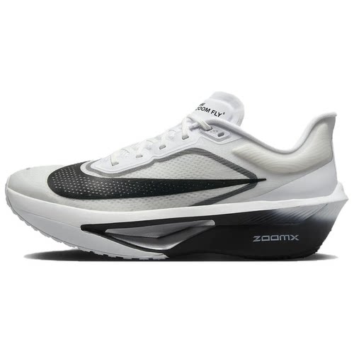 耐克Nike Zoom Fly 6舒适百搭低帮休闲跑步鞋男款白黑FN8454-100