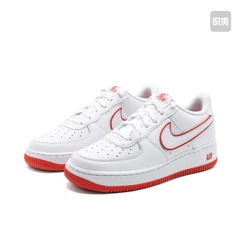 Nike Air Force 1 AF1白橙空军一号男子休闲板鞋DV0762101涛仓