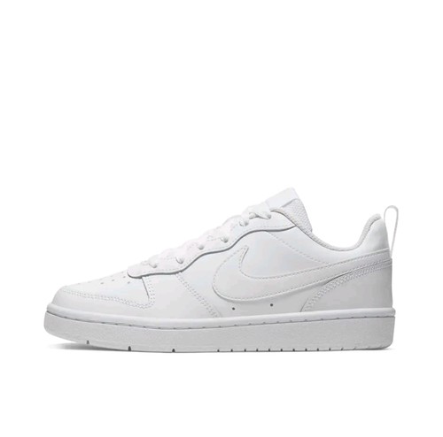 耐克Nike Court Borough Low 2纯白色女鞋透气板鞋BQ5448-100传奇