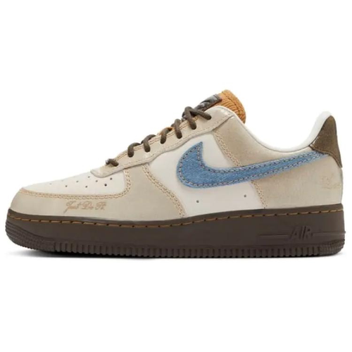 Nike 舒适百搭 防滑耐磨 低帮 板鞋 女款 棕白蓝 HQ3458-142