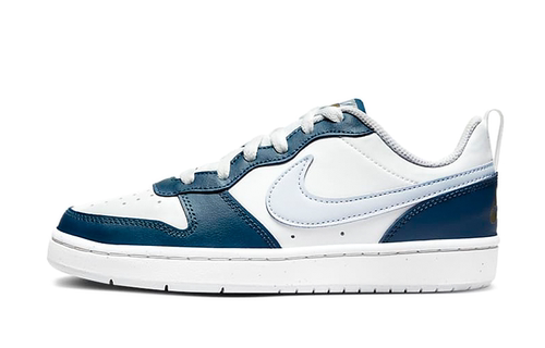 耐克Nike Court Borough舒适百搭耐磨低帮板鞋GS/白蓝BQ5448-121